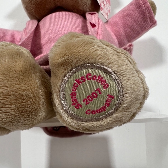 Starbucks Coffee Collectible Bearista Valentines Bear 2007 59th Ed NEW - Picture 3 of 5